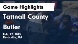 Tattnall County  vs Butler  Game Highlights - Feb. 22, 2023