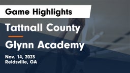 Tattnall County  vs Glynn Academy  Game Highlights - Nov. 14, 2023