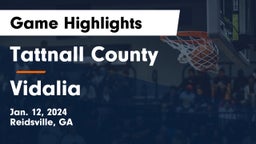 Tattnall County  vs Vidalia  Game Highlights - Jan. 12, 2024
