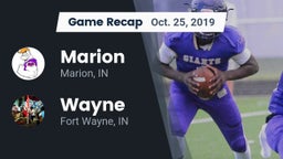 Recap: Marion  vs. Wayne  2019