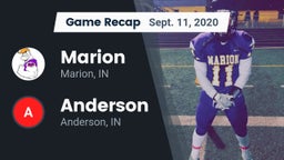 Recap: Marion  vs. Anderson  2020