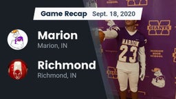 Recap: Marion  vs. Richmond  2020