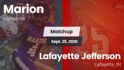Matchup: Marion  vs. Lafayette Jefferson  2020