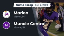 Recap: Marion  vs. Muncie Central  2020