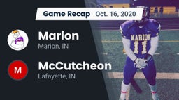 Recap: Marion  vs. McCutcheon  2020
