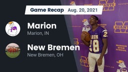 Recap: Marion  vs. New Bremen  2021