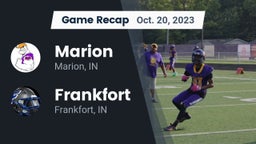 Recap: Marion  vs. Frankfort  2023