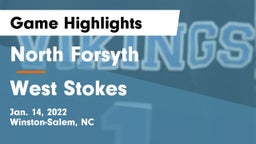 North Forsyth  vs West Stokes Game Highlights - Jan. 14, 2022