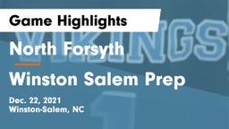 North Forsyth  vs Winston Salem Prep Game Highlights - Dec. 22, 2021