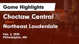 Choctaw Central  vs Northeast Lauderdale  Game Highlights - Feb. 4, 2020