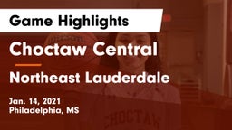 Choctaw Central  vs Northeast Lauderdale  Game Highlights - Jan. 14, 2021