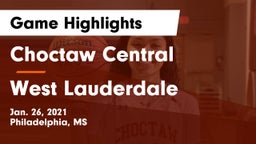 Choctaw Central  vs West Lauderdale  Game Highlights - Jan. 26, 2021
