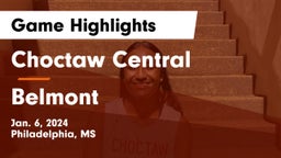 Choctaw Central  vs Belmont  Game Highlights - Jan. 6, 2024