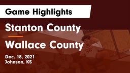 Stanton County  vs Wallace County  Game Highlights - Dec. 18, 2021