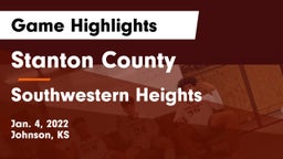 Stanton County  vs Southwestern Heights  Game Highlights - Jan. 4, 2022