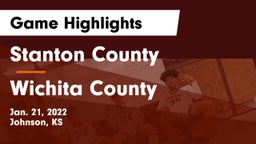 Stanton County  vs Wichita County  Game Highlights - Jan. 21, 2022