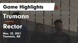 Trumann  vs Rector  Game Highlights - Nov. 23, 2021