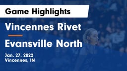 Vincennes Rivet  vs Evansville North  Game Highlights - Jan. 27, 2022