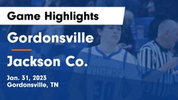 Gordonsville  vs Jackson Co.  Game Highlights - Jan. 31, 2023
