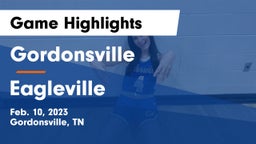 Gordonsville  vs Eagleville  Game Highlights - Feb. 10, 2023