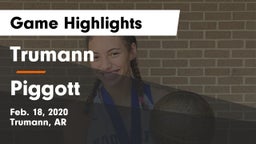 Trumann  vs Piggott  Game Highlights - Feb. 18, 2020