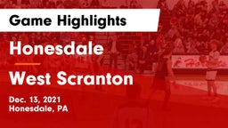 Honesdale  vs West Scranton  Game Highlights - Dec. 13, 2021