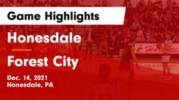 Honesdale  vs Forest City  Game Highlights - Dec. 14, 2021