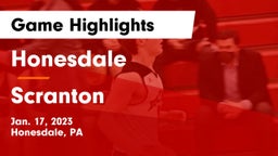 Honesdale  vs Scranton  Game Highlights - Jan. 17, 2023