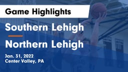 Southern Lehigh  vs Northern Lehigh  Game Highlights - Jan. 31, 2022