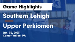 Southern Lehigh  vs Upper Perkiomen  Game Highlights - Jan. 30, 2023