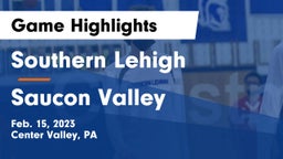 Southern Lehigh  vs Saucon Valley  Game Highlights - Feb. 15, 2023