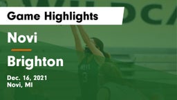 Novi  vs Brighton  Game Highlights - Dec. 16, 2021