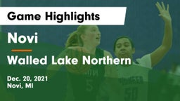 Novi  vs Walled Lake Northern  Game Highlights - Dec. 20, 2021