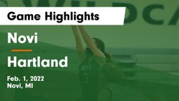 Novi  vs Hartland  Game Highlights - Feb. 1, 2022