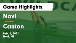 Novi  vs Canton  Game Highlights - Feb. 4, 2022