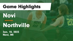 Novi  vs Northville  Game Highlights - Jan. 10, 2023