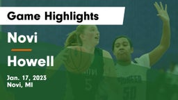 Novi  vs Howell  Game Highlights - Jan. 17, 2023