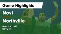 Novi  vs Northville  Game Highlights - March 1, 2023