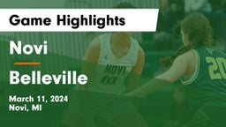 Novi  vs Belleville  Game Highlights - March 11, 2024