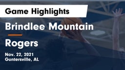 Brindlee Mountain  vs Rogers  Game Highlights - Nov. 22, 2021