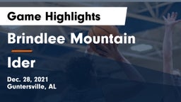 Brindlee Mountain  vs Ider  Game Highlights - Dec. 28, 2021