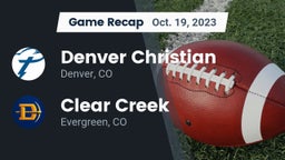 Recap: Denver Christian vs. Clear Creek  2023