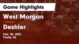 West Morgan  vs Deshler  Game Highlights - Feb. 20, 2023