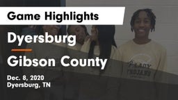 Dyersburg  vs Gibson County  Game Highlights - Dec. 8, 2020