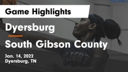 Dyersburg  vs South Gibson County  Game Highlights - Jan. 14, 2022