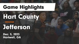 Hart County  vs Jefferson  Game Highlights - Dec. 5, 2023