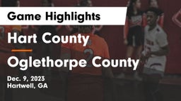 Hart County  vs Oglethorpe County  Game Highlights - Dec. 9, 2023