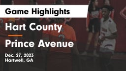 Hart County  vs Prince Avenue  Game Highlights - Dec. 27, 2023