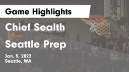 Chief Sealth  vs Seattle Prep Game Highlights - Jan. 5, 2022