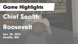 Chief Sealth  vs Roosevelt  Game Highlights - Jan. 28, 2023